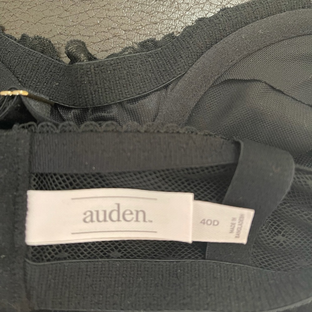 Auden Black Lace Bra 40D - Picture 8 of 9